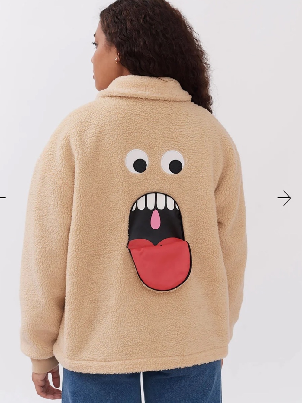 Lazy Oaf Shut Your Mouth Fleece Jacket